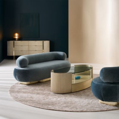 Love Oval Cocktail Table