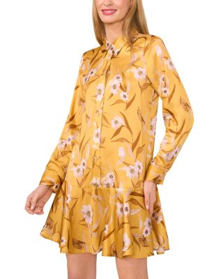 Button Front Mini Dress