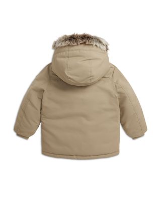 Boys' Faux Fur Trim Down Parka - Little Kid