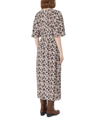 Varese Brown Silk Dress