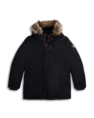 Boys' Faux Fur Trim Down Parka - Big Kid