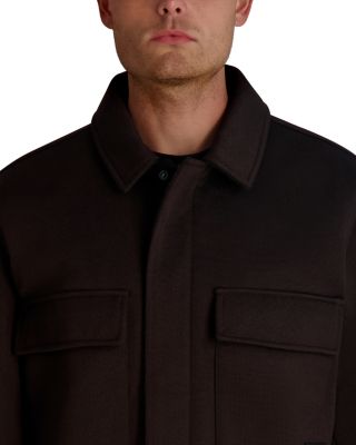 Twill Collared Shirt Jacket