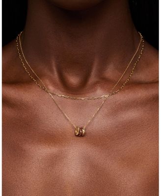  Solid Ruby Zeno Charm Necklace