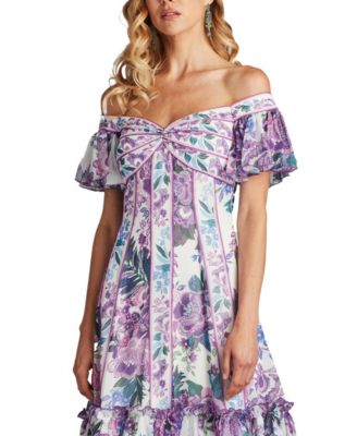  Breeze Floral Print Chiffon Dress