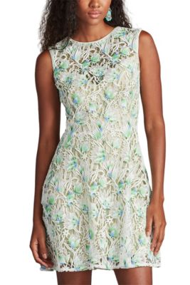  Pyla 3D Floral Embroidered Mini Dress
