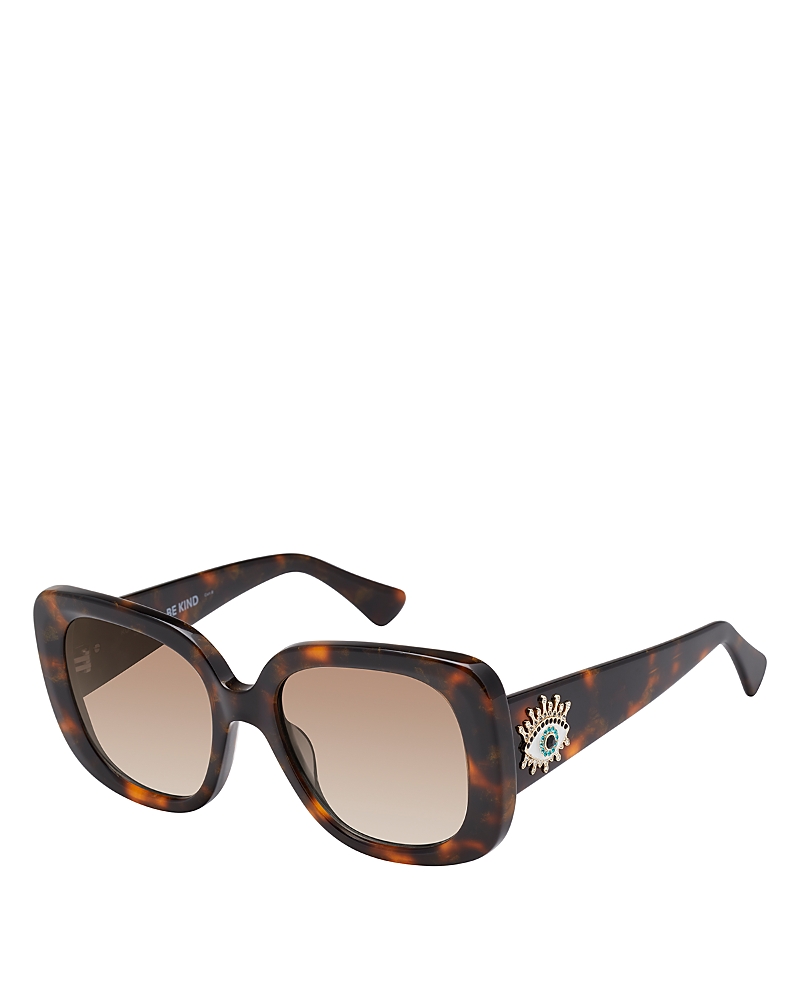 Kurt Geiger Butterfly Sunglasses, 53mm In Brown