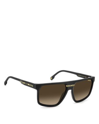 Victory Square Flat Top Sunglasses, 60mm