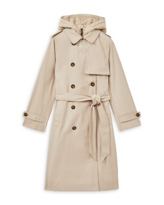 Petites Zip Out Mac Trench Coat