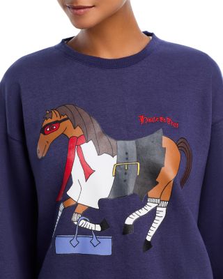 Haute To Trot Graphic Sweatshirt - Exclusive