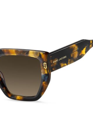 Square Geometrical Sunglasses, 52mm