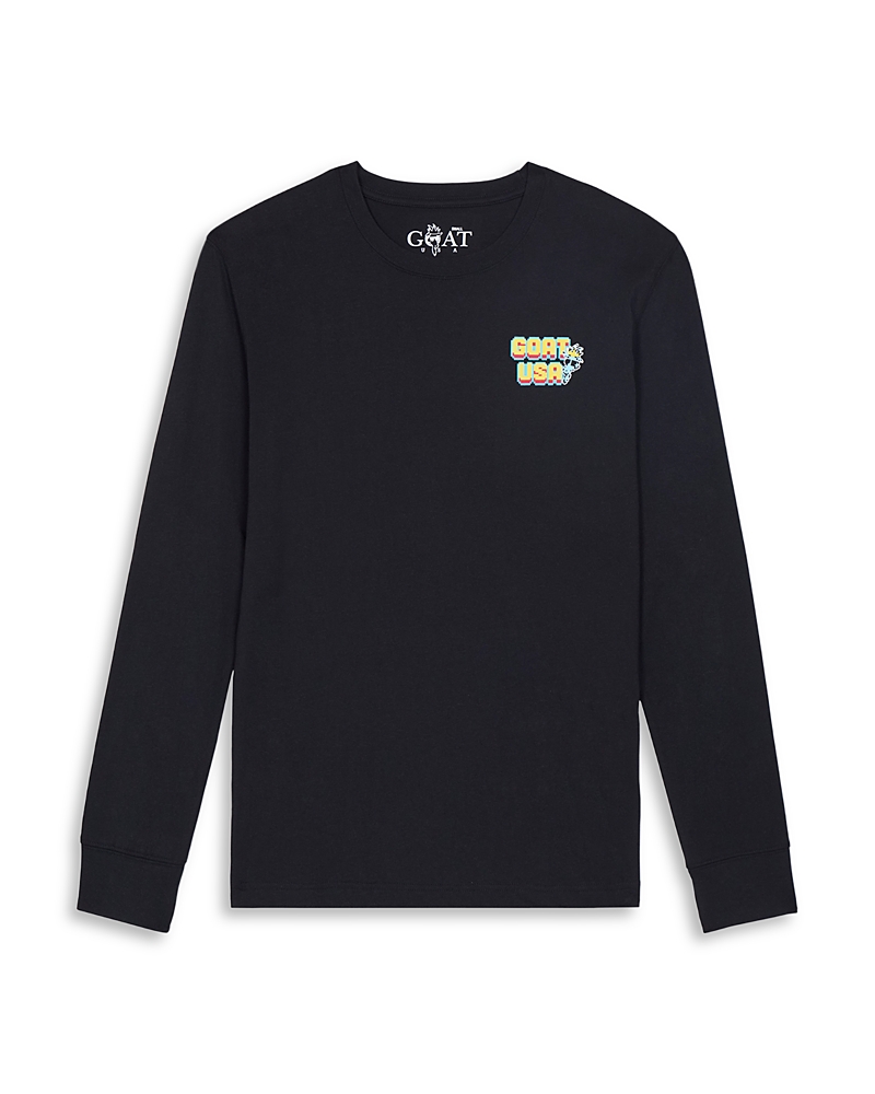 Goat Usa Boys' Invaders Graphic Long Sleeved Tee - Little Kid, Big Kid In Black