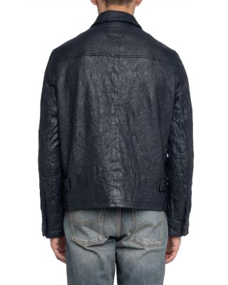 Loumy Crinkle Leather Jacket