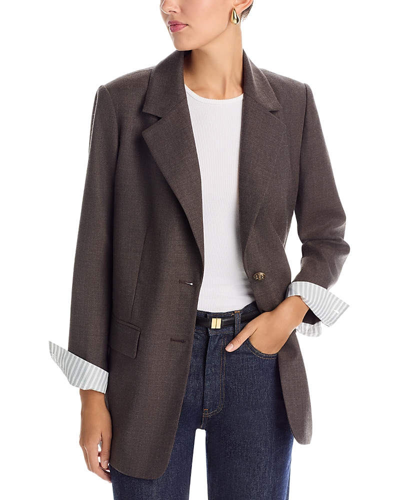 Kobi Halperin Forrest Wool Blend Jacket In Brown
