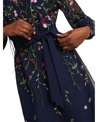 Petite Emmy Embroidered Dress