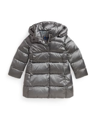 Girls' Down Hooded Long Jacket - Big Kid, Little Kid