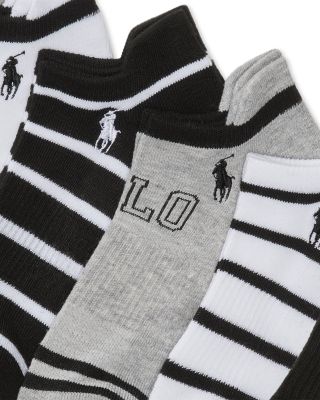 Striped Ankle Socks, Pack of 6