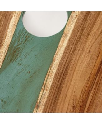 2ft x 4ft River Epoxy Resin with Live Edge Acacia Pathfinder ART Cornhole Boards