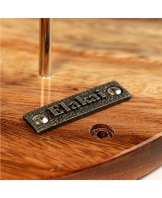 The River Epoxy Resin with Live Edge Acacia Wayfarer ART Hook & Ring Game