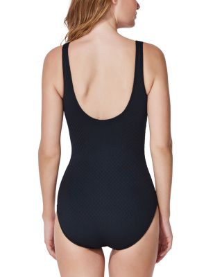 St. Tropez Square Neck One Piece Swimsuit