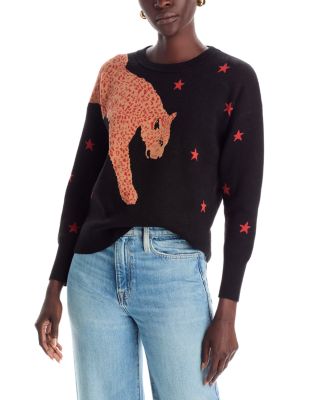 Cheetah Stars Jacquard Sweater