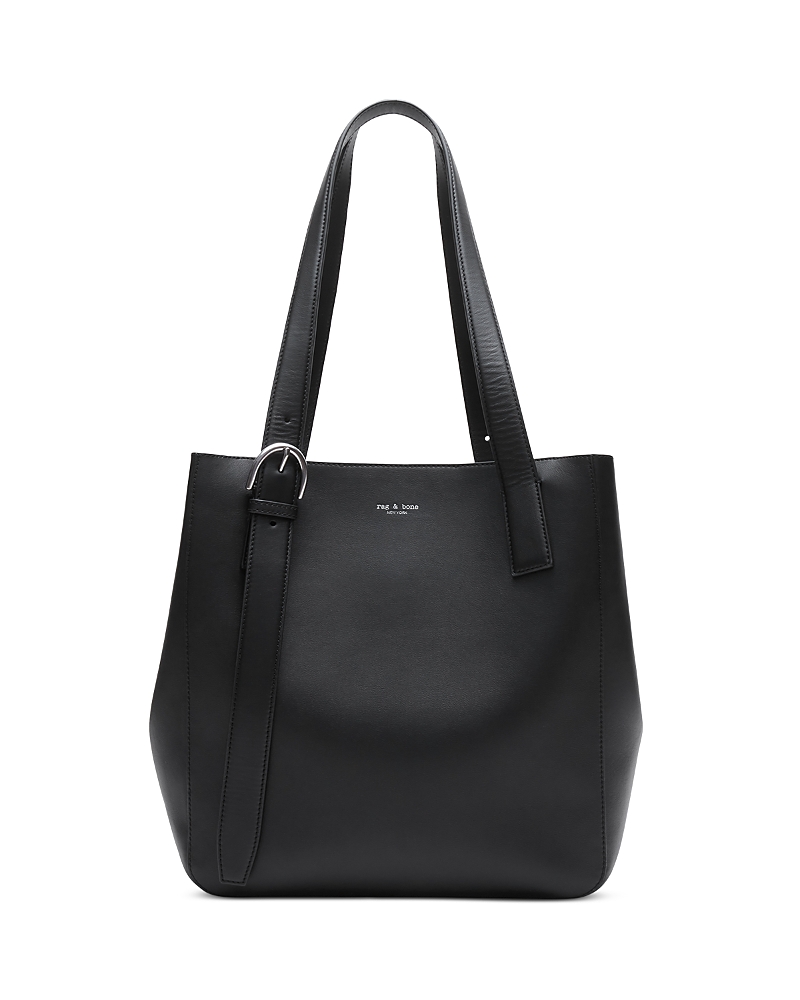 Rag & Bone Parker Leather Tote In Black