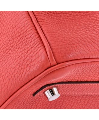 Birkin 30 Handbag Red Togo with Palladium Hardware