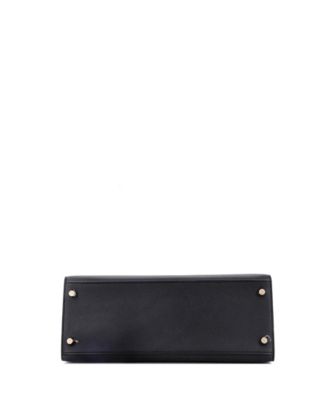 Kelly 28 Handbag Black Epsom with Gold Hardware