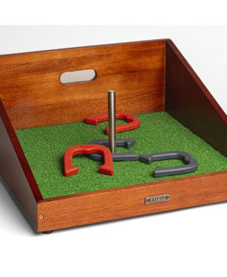 Mahogany Buckaroo Mini Horseshoes Game