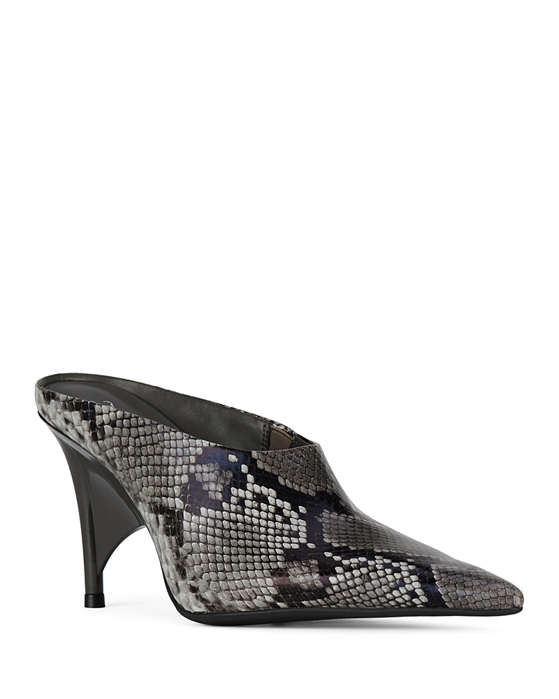 Jeffrey Campbell Women's Vader Pointed Toe High Heel Mules In Multi