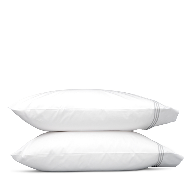 Matouk Bel Tempo King Pillowcase, Pair In Silver