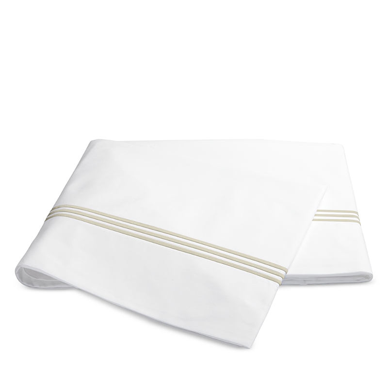 Matouk Bel Tempo Flat Sheet, Full Queen In Green