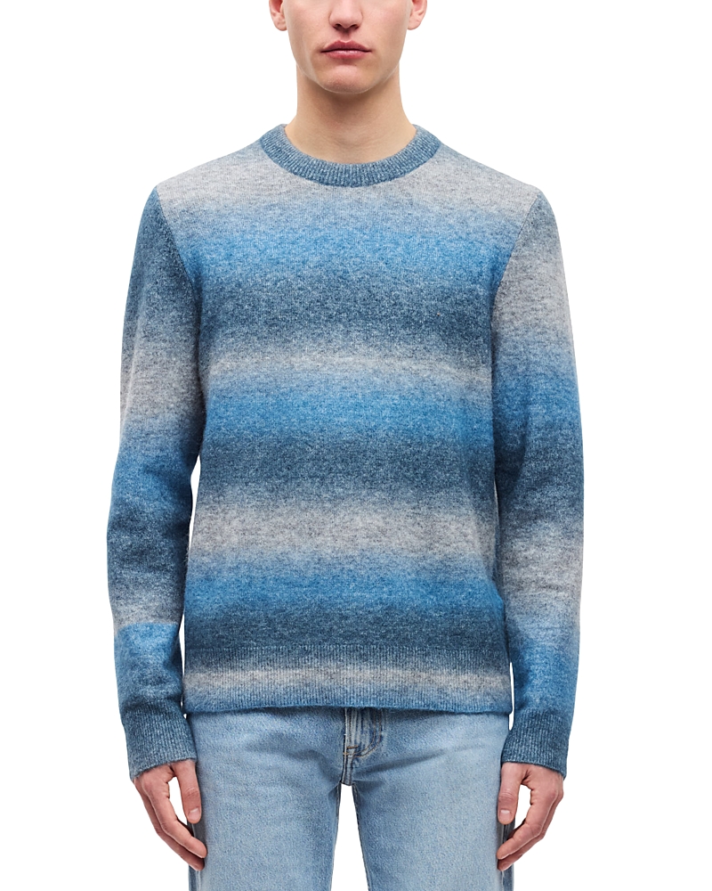 Samsoe & Samsoe Samse Samse Aiden Crewneck Sweater In Blue