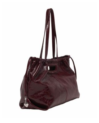 Crackled Miss M Tote