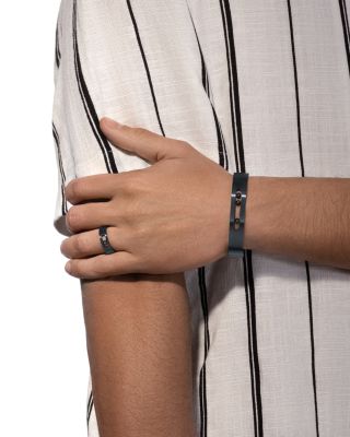 Diamond Move Titanium Total Black Small Ring in Titanium, 0.06 tcw