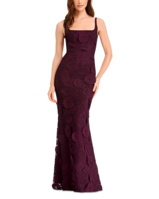 Lorena Appliqu&eacute; Gown