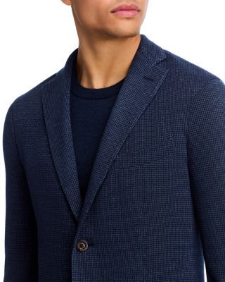 Micro Houndstooth Jersey Slim Fit K-Jacket