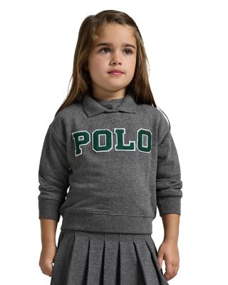 Girls&#39; Logo Fleece Polo Sweatshirt - Big Kid