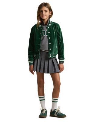 Girls' Pleated Cotton Jersey Skort - Big Kid