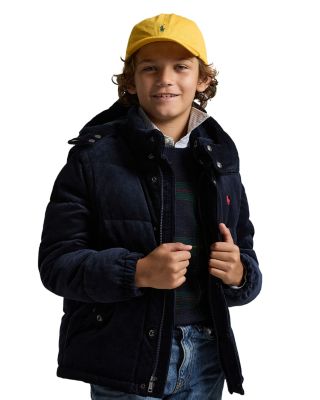Boys' Convertible Corduroy Down Jacket - Big Kid