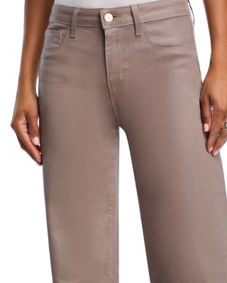 Clayton High Rise Wide Leg Jeans in Driftwood