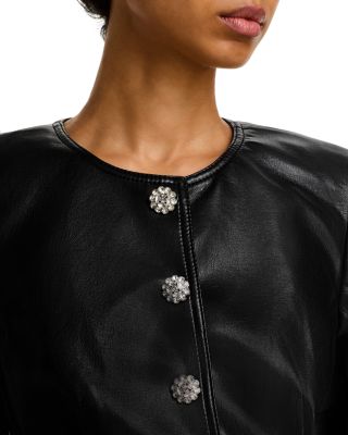 Chris Faux Leather Jacket