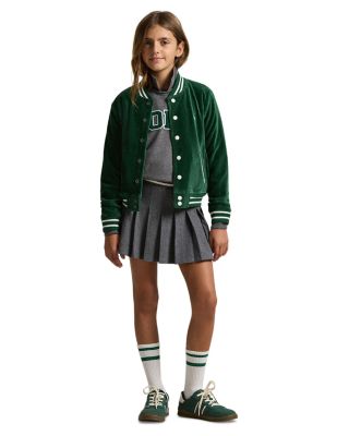 Girls' Pleated Cotton Jersey Skort - Big Kid