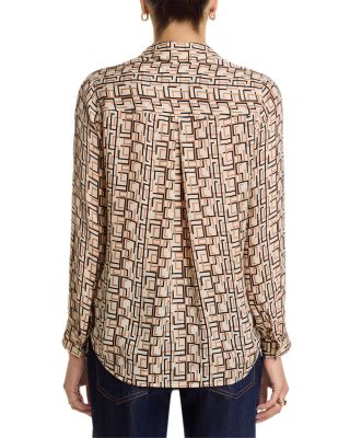 Nina Silk Printed Blouse