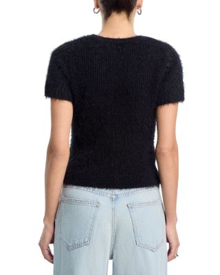 Rhinestone Embellished Sweater