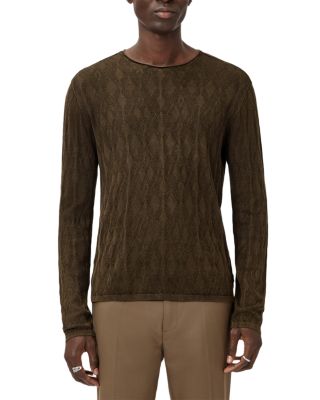 Brycen Broken Argyle Texture Sweater