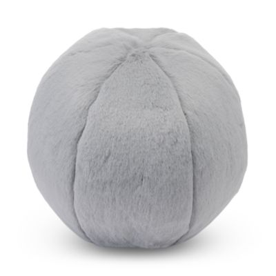 Big Rabbit Faux Fur Ball Pillow - Exclusive