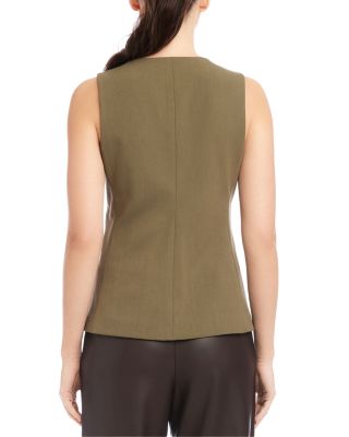 Joni Button Front Vest