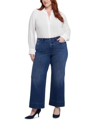 Teresa High Rise Wide Leg Jeans in Moonlight