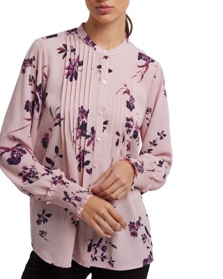 Pleated Peasant Blouse