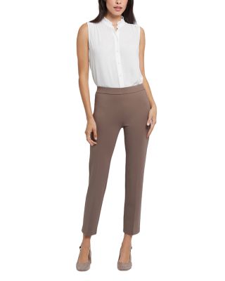 Pull On Slim Ankle Pants